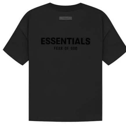 ÁO THUN ESSENTIALS FOG ĐEN SS1