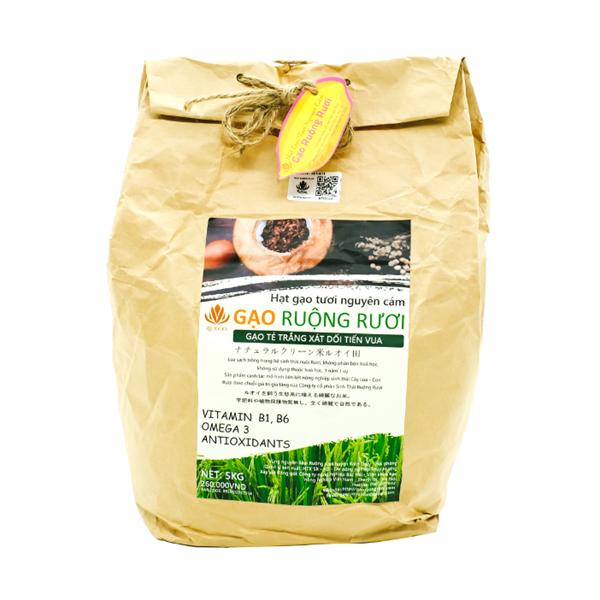 Gạo tẻ ST25 ruộng rươi xát lứt 5kg