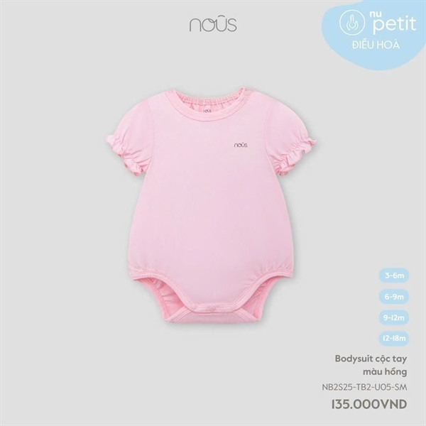 NS2500 - 6M/18M Bodysuit cộc tay