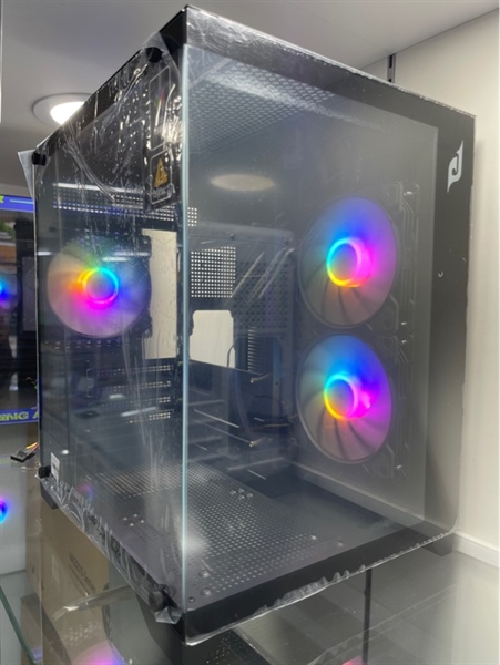 CASE EDRA ECS 1503 (BỂ CÁ) BLACK + 3 FAN LED (BAO GỒM DV)