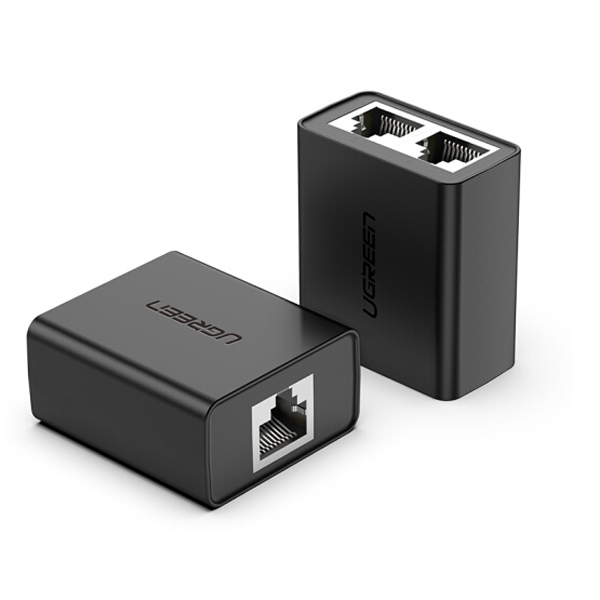 Đầu chia RJ45 1 ra 2 cho dây mạng (2 chiếc/túi) màu đen Ugreen ( 50923)