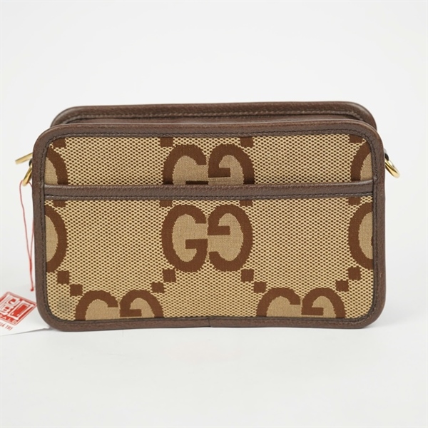 Túi GG đeo chéo nâu (696075-2067) sz22 (HT)+