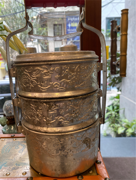 ĐCC HỘP CƠM VINTAGE アルミのお弁当箱