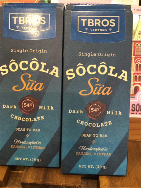 TBros Socola sữa 54% Thanh 30g ミルクチョコレート 54%