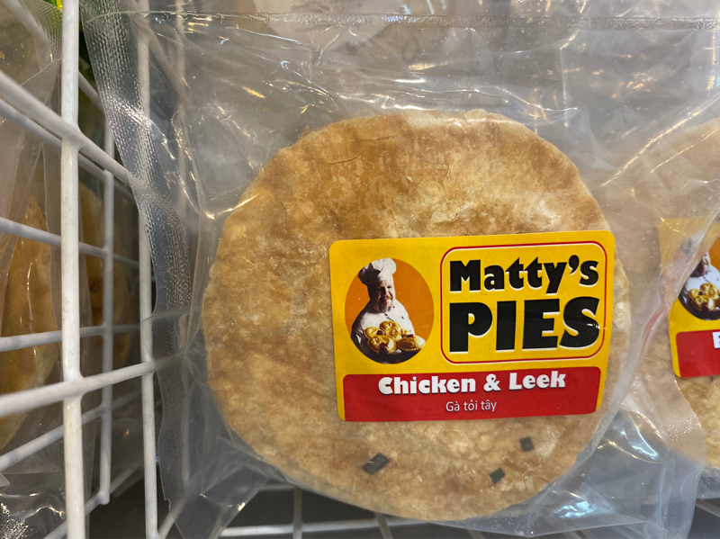 matty's pies (gà ,bò,cari...)