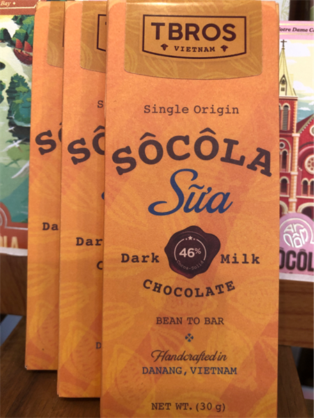 TBros Socola sữa 46% Thanh 30gミルクチョコレート