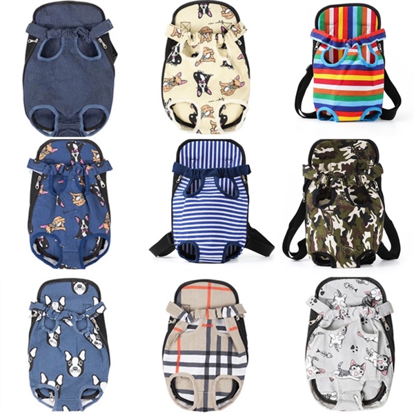 Địu vải hoạ tiết cho thú cưng