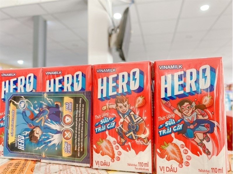 Sữa Vinamilk Hero vị dâu 110ml-LOC 4H_thùng12_190k