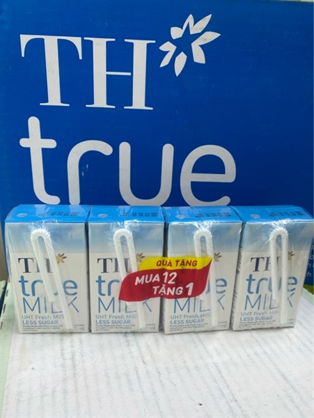 Sữa tươi TH True Milk ít đường 110ml _ LỐC 4H đã chia giá ko tặng _Thùng12 _ 282k