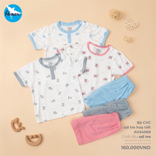 Bộ cộc CV sợi tre hoạ tiết 069