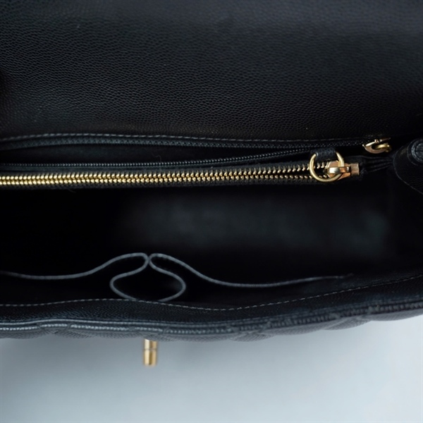 Túi Chanell Coco Handle đen (23979821) sz32 (HN) KG+