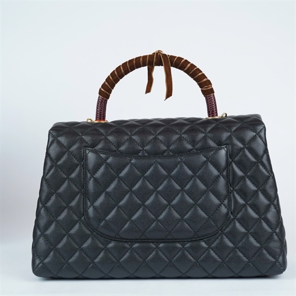 Túi Chanell Coco Handle đen (23979821) sz32 (HN) KG+