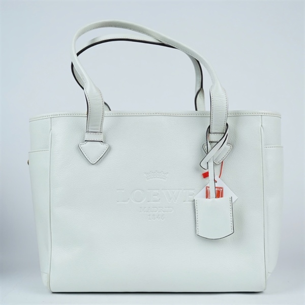 Túi Loewe Tote trắng có lót form (051305) sz29 (HN) KG+