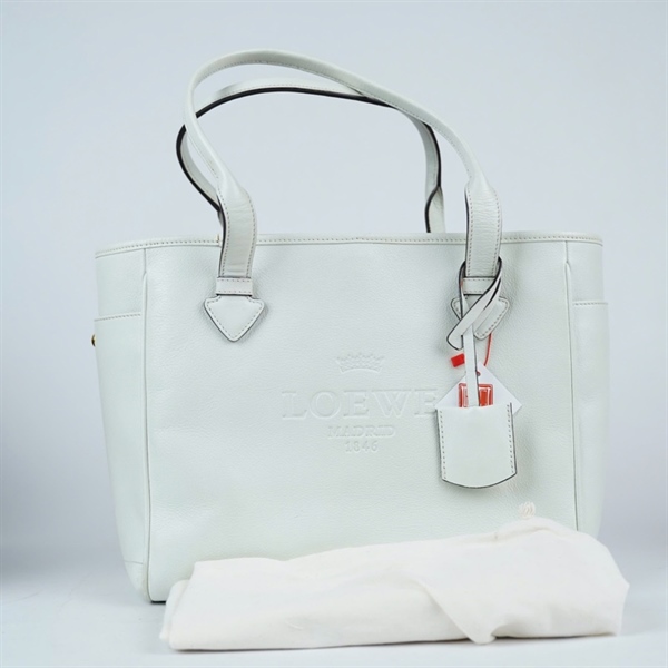 Túi Loewe Tote trắng có lót form (051305) sz29 (HN) KG+