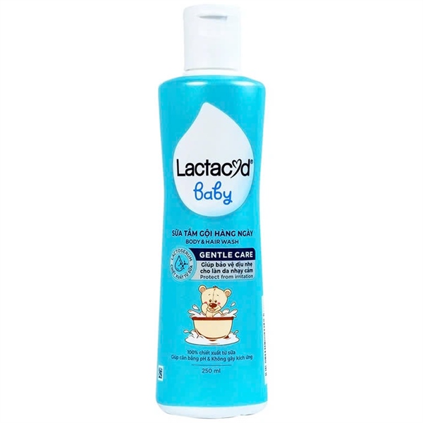 LACTACYD BABY - TẮM GỘI 250ML