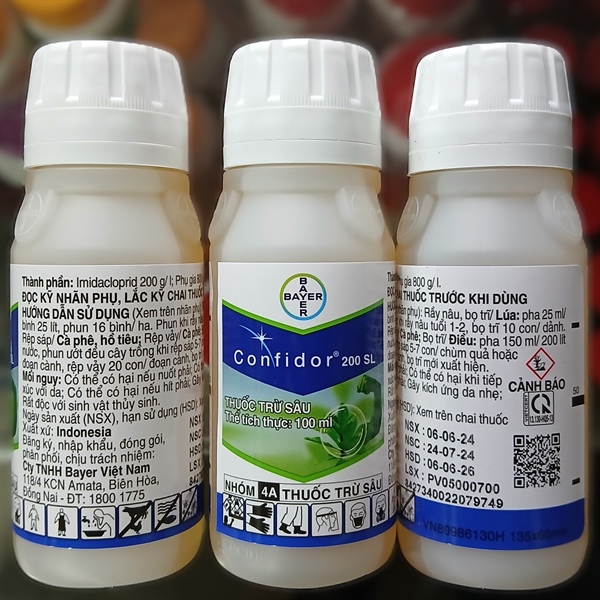 Confidor 200SL, chai 100ml. v