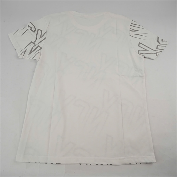 Áo thun trắng in chữ NCY XL KG+