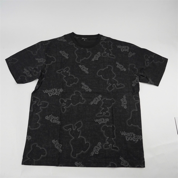 Áo thun đen in hình gấu L KG+