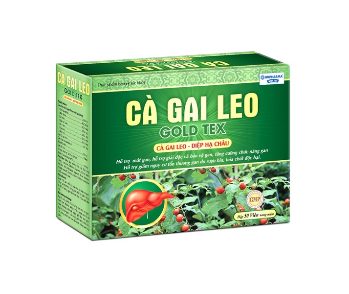 Cà gai leo diệp hạ châu gold tex hd pharma (h/50v)