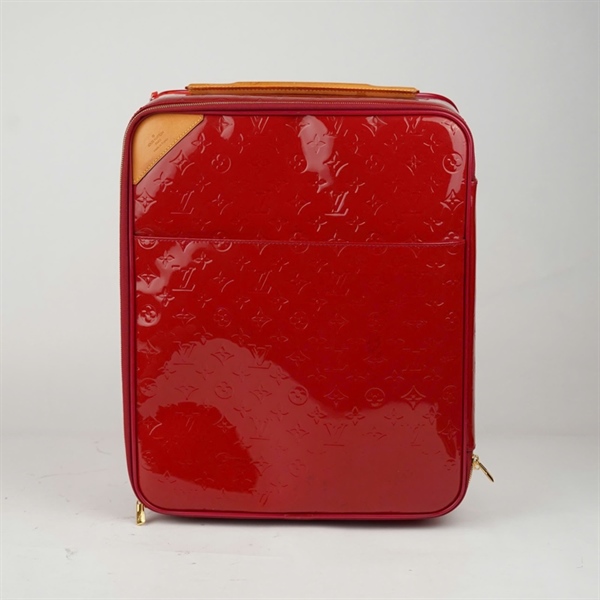 Vali LV hoa đỏ bóng sz36 (HV) KG+