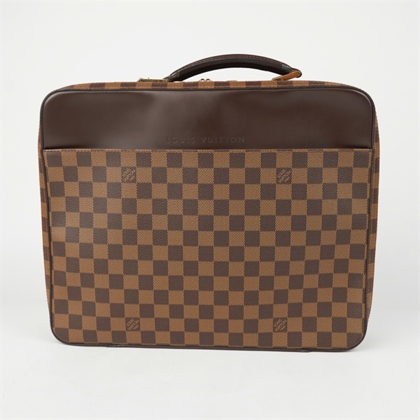 Túi LV cặp táp ô vuông nâu kèm ổ+ 1 chìa sz35 (HV) KG+