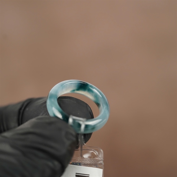 Nhẫn cẩm thạch xanh (459566) +