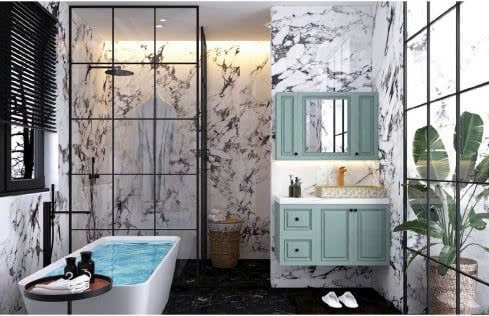 BỘ TỦ LAVABO PVC - LC-9013
