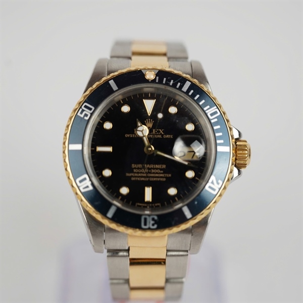 Đồng hồ Rolex bạc mặt xanh đậm sz45 (HC) KG+