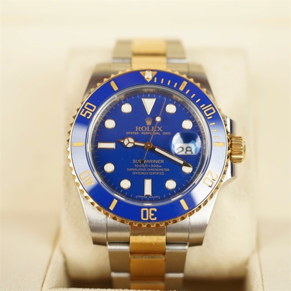 Đồng hồ Rolex mặt xanh dương (V563466) sz44 (HC) KG+