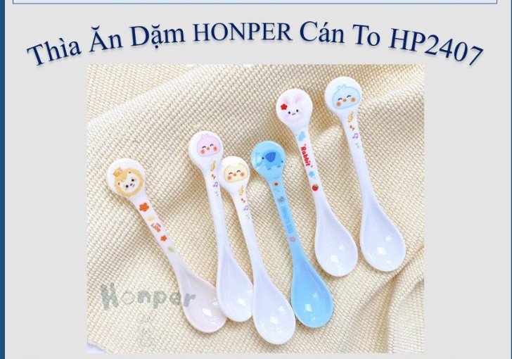 Thìa ăn dặm Honper HP2407 cán to (850250209)