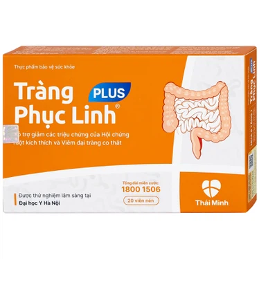 Viên uống Tràng Phục Linh Plus Thái Minh hỗ trợ giảm các triệu chứng của hội chứng ruột (2 vỉ x 10 viên)