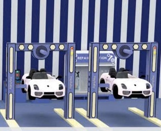 Bộ đồ chơi dụng cụ sửa chữa trong Garage ô tô nhập khẩu