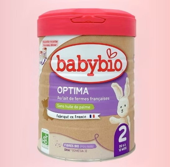 Sữa Bột Bò Babybio OPTIMA Hữu Cơ Pháp số 2 800g