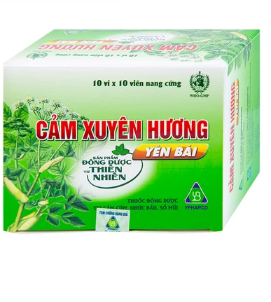 Thuốc Cảm Xuyên Hương Yên Bái điều trị cảm cúm, cảm lạnh (10 vỉ x 10 viên)