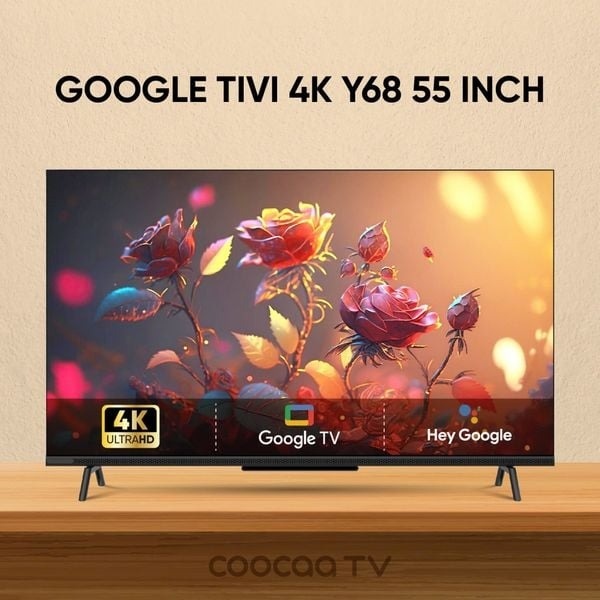 Tv Tivi Coocaa 4K 55 Inch 55Y68