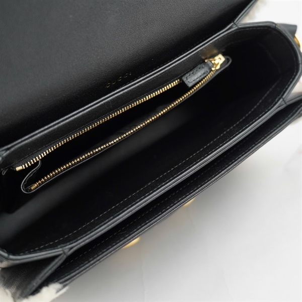 Túi GG 1955 đen viền bông (E041098575) sz24 +