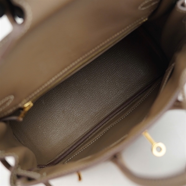 Túi Hermes Birkin nâu stamp Z kèm ổ+2 chìa sz25 (A-T) KG+