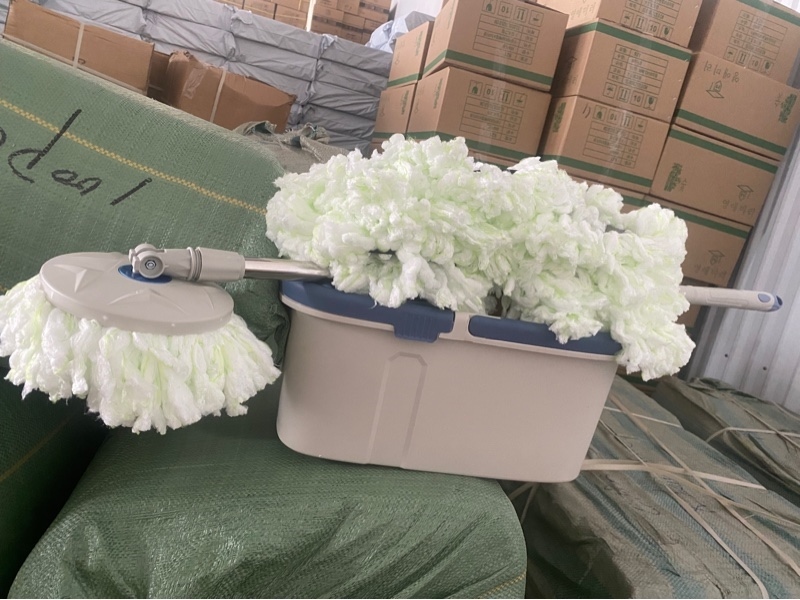 Bộ Lau Nhà Tròn 360 Độ Kèm 8 Bông Lau ( Thùng 17 )