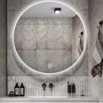 Gương Led Cảm Ứng Tròn Hắt Tường 60x60 LC-PK37