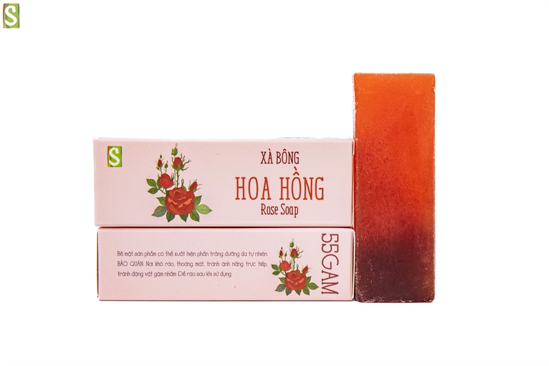 Xà bông hoa hồng - Rose soap 55g