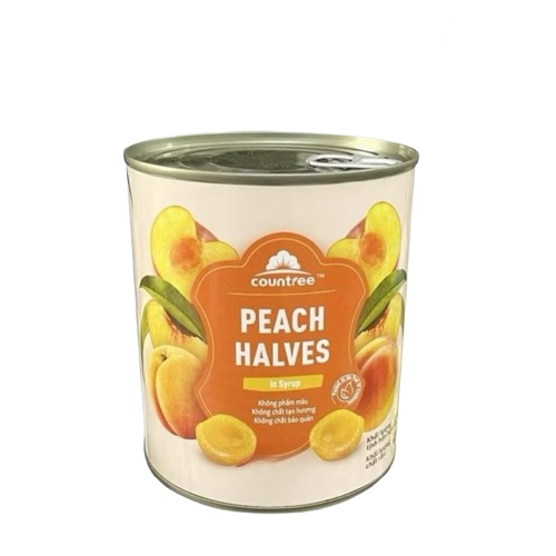 Đào ngâm đường Countree - Countree Peach Halves in Syrup 820g