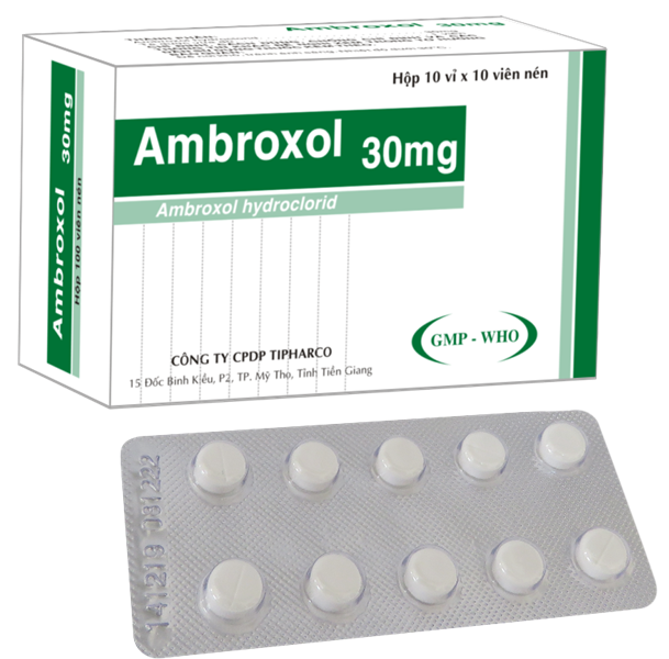 Ambroxol 30mg tipharco (h/100v nén)
