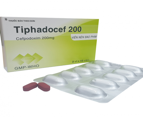 Tiphadocef cefpodoxim 200mg tipharco (h/20v)