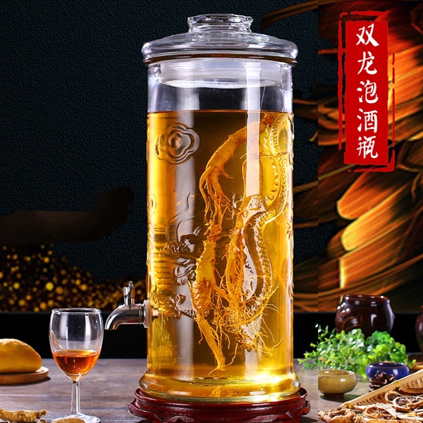 Bình Ngâm Rượu Trụ Rồng