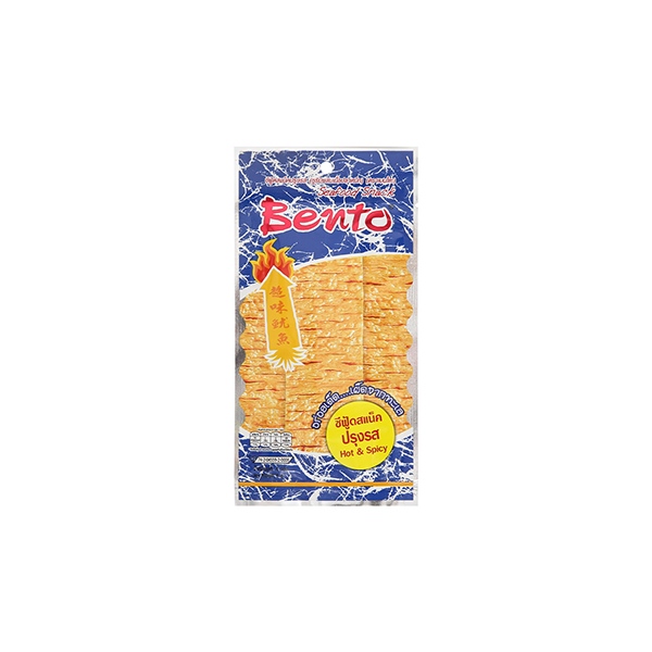 Bento snack mực tẩm gia vị cay 4g x gói
