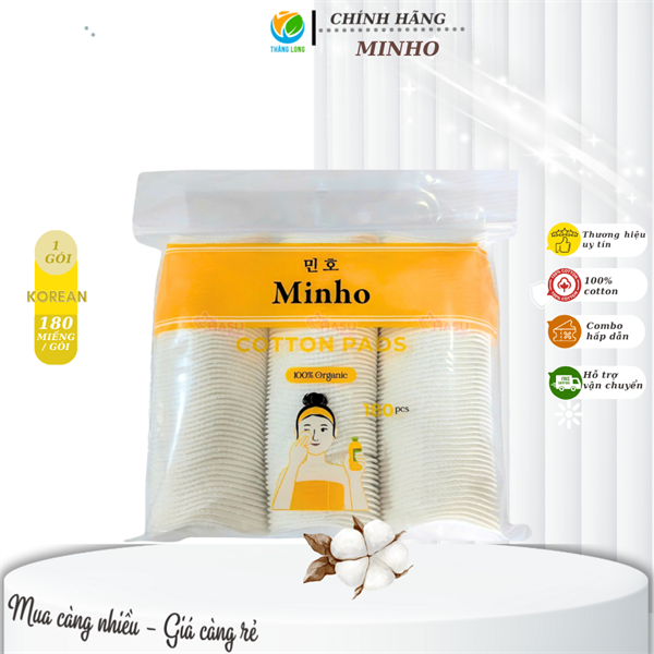 Bông tẩy trang Minho 180M