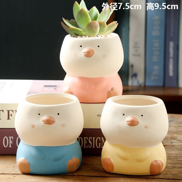 CHẬU CHIM CÁNH CỤT GỐM