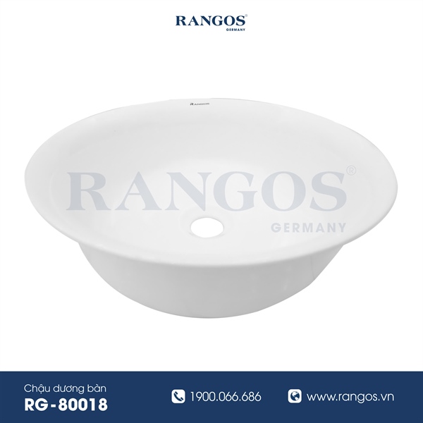 Chậu rửa lavabo đặt bàn Rangos RG-80018