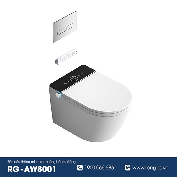 Bồn cầu thông minh tự động Rangos RG-AW8001