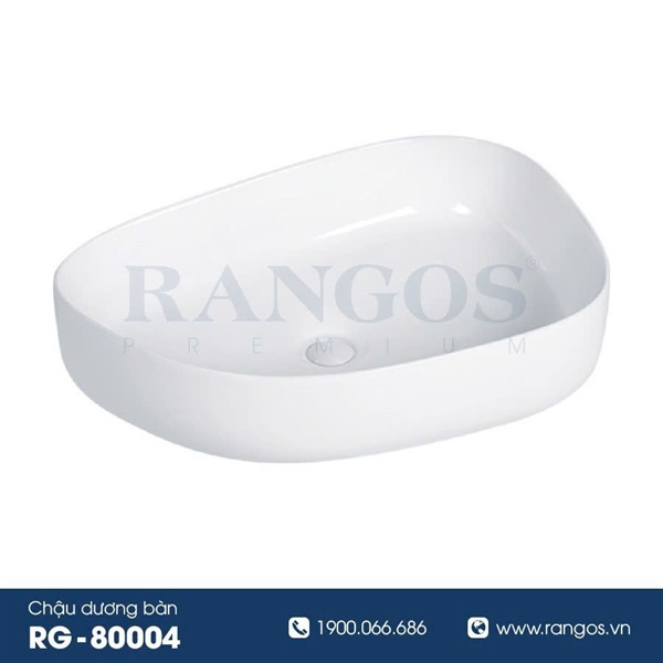 Chậu rửa lavabo đặt bàn Rangos RG-80004